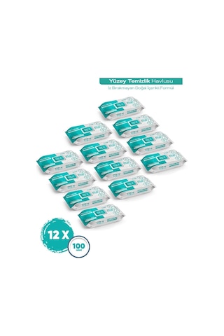 Dex Clean Yüzey Temizlik Havlusu 12 x 100'lü