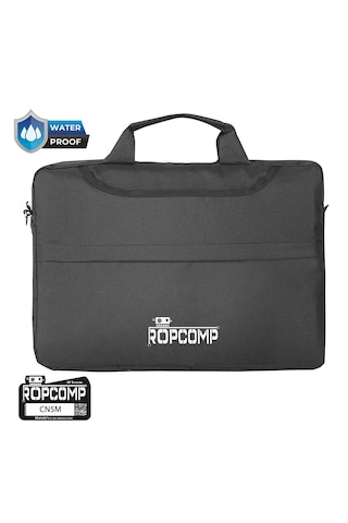 Ropcomp 15.6" Laptop Bilgisayar Çantası Suya Dayanıklı Siyah Siyah