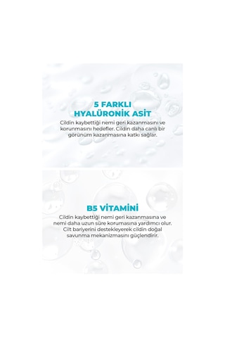 Nhiel Thermal Yoğun Nemlendirici ve Dolgunlaştırıcı Cilt Bakım Serumu 30 ml | %2 Hyalüronik Asit + B5