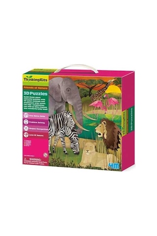 4M ThinkingKits 3D Puzzles Safari