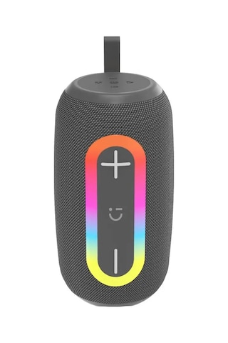 Mınıso Miniso Lisanslı Renkli Kablosuz Hoparlör A160 Gri Rgb Aydınlatmalı Taşınabilir Model