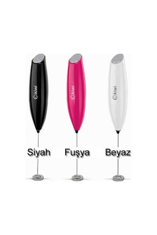 Kiwi Kcm-1112 Mini El Mikseri Süt/kahve Köpürtücü Çırpıcı Fuşya Kırmızı