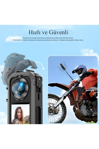Teknoroket Insta360 X5 Sert Koruyucu Kafes