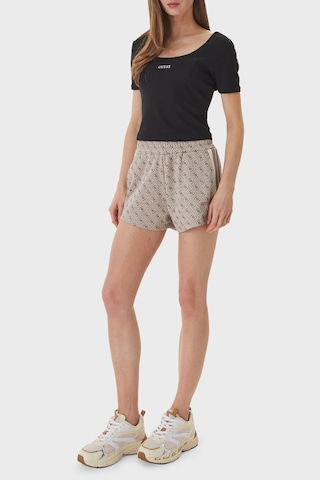 Guess Circe Aktif Modal Karışımlı Kadın T-shirt V6gp04k2969 Siyah