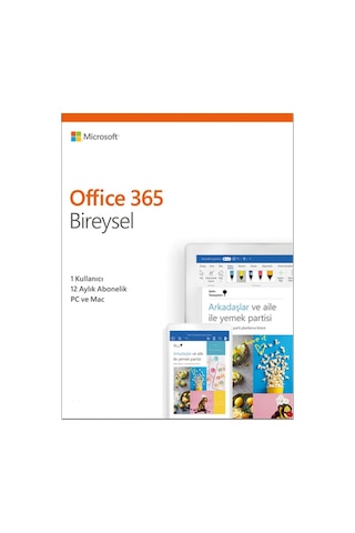 Microsoft Office 365 Bireysel Türkçe Ofis Yazılımı