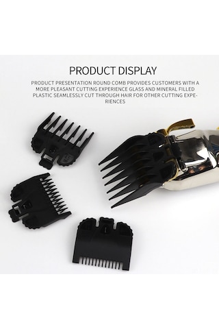 Vkemall 8 Parçalık Saç Kesme Tıraş Makinesi Limit Tarak Seti - Çok Renk Seçenekli, Pp Ve Abs Malzeme