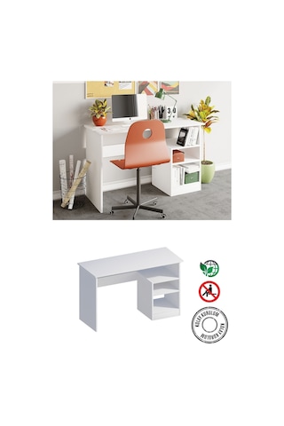 Decormet Bahar Çalışma Masası Beyaz Diğer