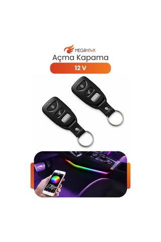 12v Uzaktan Kumandalı Açma Kapama Modülü Universal Araç Kontrol Sistemi Seti T-233