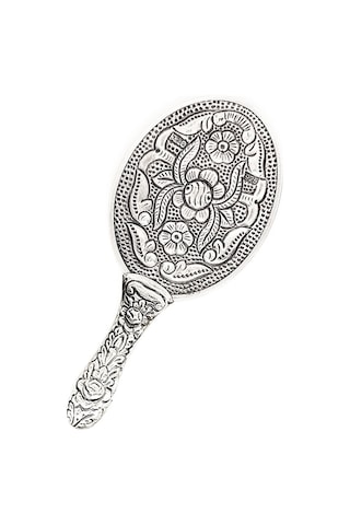 Altın Sepeti GA055 Saplı Minik Gümüş El Aynası