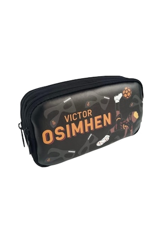 Galatasaray Orjinal Lisanslı Vıctor Osımhen Kalem Çantası-kurusu-kalemlik 25589 Siyah