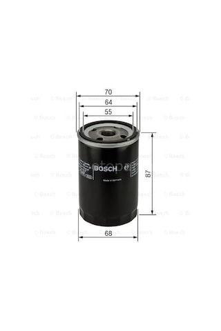 Fıat Palio 1.2 İ.e. 8v 10.2001 - 12.2011 Bosch Yağ Filtresi Filitre