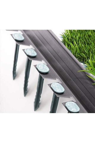 Mgf Çim Ayırıcı 25 Mt Siyah Çim Sınırlayıcı Taş Toprak Ayıracı Çim Taş Toprak Bariyeri Ayraç Beyaz Ayırıcı