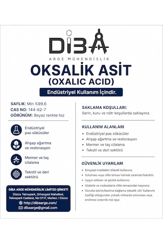 Diba Oksalik Asit 1 Kg