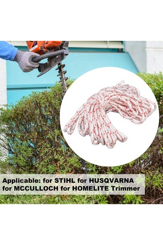 Springsun 10m Nilon Başlatma Teli Makaslı Çim Biçme Makinası Yedek Parçası