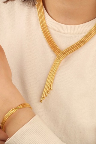 Çgkmücevherat Kalze Dorikalı Altın Kolye Klzkly2 Gold