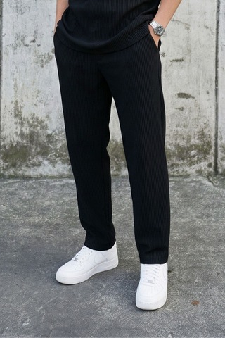 Vamos Fitilli Baggy Fit Pantolon Siyah