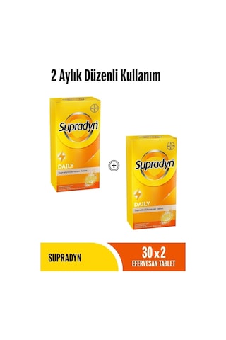 Supradyn Daily 2 x 30 Efervesan Tablet