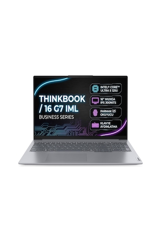 Lenovo ThinkBook 16 G7 IML 21MS005KTR-012 Ultra 5 125U 64 GB 2 TB SSD 16" W11P Dizüstü Bilgisayar