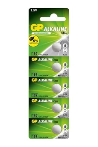 5'li Lr54 Ag10-lr1130 Alkalin Düğme Pil Seti