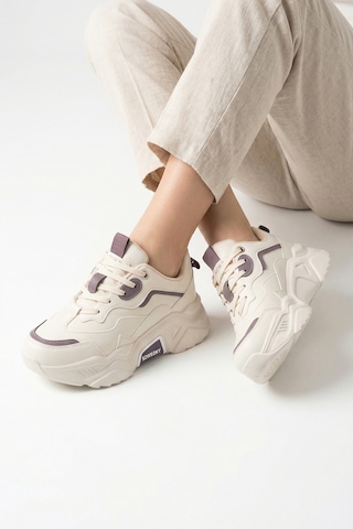 Dark Seer Ds.pmd239k2110 Sneaker 2025 Kadın Bej-mor