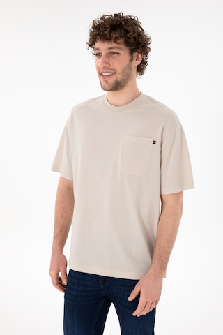 U.S. Polo Assn. Erkek Comfort Fit Bisiklet Yaka Taş Tişört 50305990-VR049
