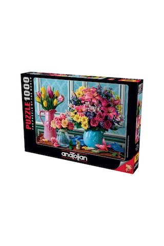 Anatolian 1000 Parçalık Puzzle - Rengarenk Buketler 1130