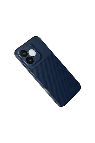 Newface - 505 - Huawei Honor 600 Lite Auto Focus Karbon Kapak - Csmo-tex - - Lacivert