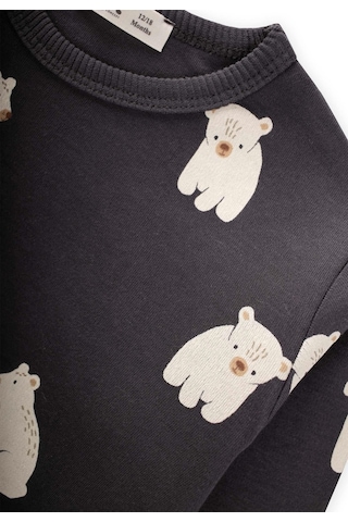 Baskılı Pijama Takım 1-5 Yaş Antrasit Cigit Antrasit