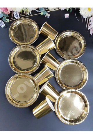 Love Land Tek Kullanımlık Tabak Çanağı 12 Kişilik: 18 Cm Tabaklar, 250 Ml Bardaklar 168209230 Diğer