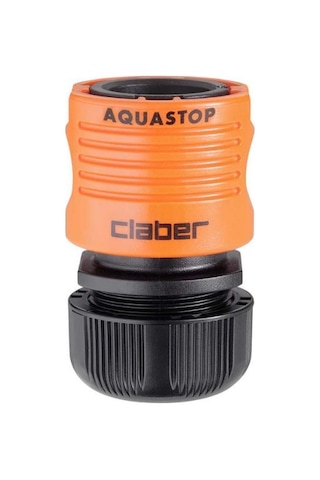 Hortum Musluk Bağlantı Adaptörü Aqua Stoplu 1/2'' Claber 8603