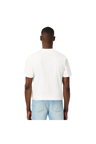Lacoste Golf Colour Block Erkek T-shirt Beyaz