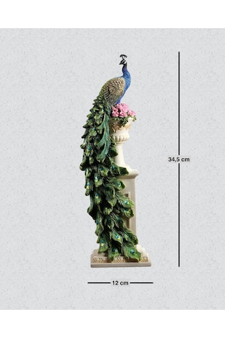 Roma Sütun Vazosu Üzerinde Tavus Kuşu Biblosu 1