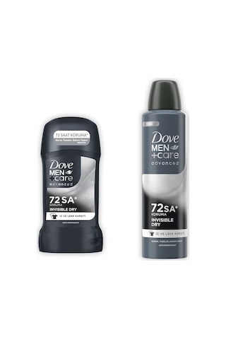 Dove Men +care Advanced Erkek Deodorant Invisible Dry 150 Ml + Invisible Dry Stick 50 Ml