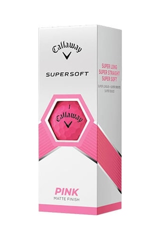 Callaway Bl Cg Supersoft Pink Golf Topu - 3lü Karışık