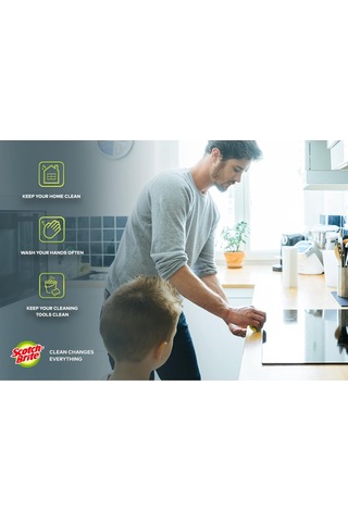 86 Ticari Ağır Yok Pad, Yeşil, 6 X 9, 12/paket