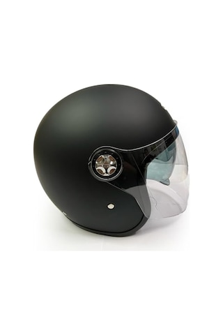 Kask Mat Siyah Çift Vizörlü Stil Terletme Yapmaz Pedler Diğer