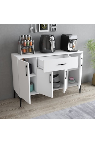 Tanmob Mdl0301 Alt Çok Amaçlı Dolap 4 Kapaklı Çekmeceli Mutfak Do