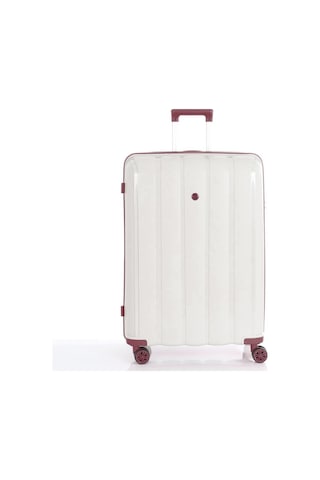 Mçs 3lü Set Kırılmaz Silikon Seyahat Valizi Bavulu V305 Kemik Kpudra Bej