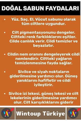 Katısabun %100 Doğal Bitkisel El Yüz Saç Vücut Cilt İçin Organik Papatya Sabunu 120 Gram 10 Adet Karışık