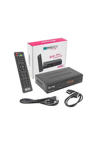 Magbox Plüton S Tüplü Tv Uyumlu Full Hd Uydu Alıcısı + Scart Kablo