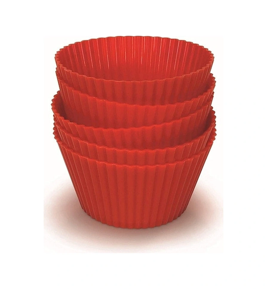 Dofolink 8 İnç Fritöz Aksesuar Seti: Kare Fırın Sepeti, Kek Kova Ve 9 Bardak - Demir Malzeme