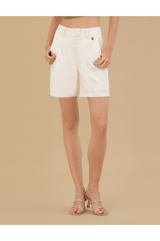 Pierre Cardin Kadın Ekru Şort 50262680-vr019 Ekru
