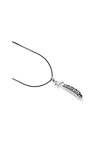 Oya Silver Hat İşlemeli Hz. Ali Zülfikar Gümüş Kolye Ucu 4.2x0.9cm Oyot333