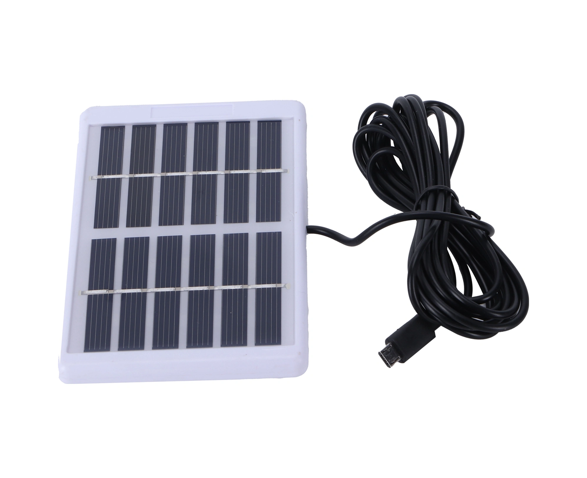 Geeroyoo 1.2w 6v Polikristal Güneş Paneli - Mikro Usb Arayüzlü, Depolama Fonksiyonu Yok, Düşük Güçlü Cihazlar İçin