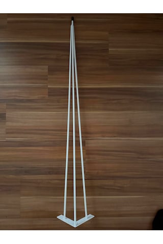 100cm Beyaz Renkli 1 Adet Dresuar/bar Masası Ayağı