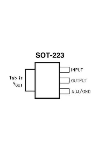Ams1117 5v Smd Doğrusal Voltaj Regülatörü - Lm1117