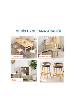 Pvc Sandalye Profil Ayak Pabucu Sessiz Yumuşak - S / Siyah Siyah