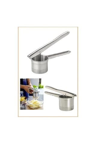 Home Patates Püresi, Sebze Ve Meyve Presi, Manuel Meyve Sebze Presi, Sebze Ve Meyveler Için Mutfak Püresi Patates Ezici Püre Yapıcı Yıkanabilir Sağlam Siyah