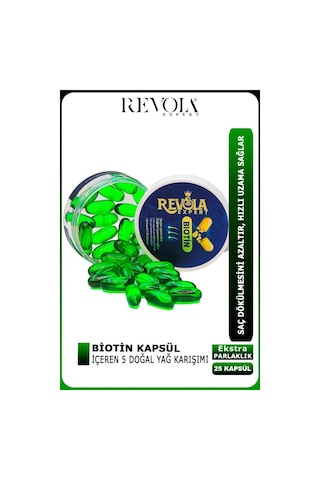 Revola Expert Biotin B7 Saç Güçlendirici Uzamaya Yardımcı Kapsül 25'li