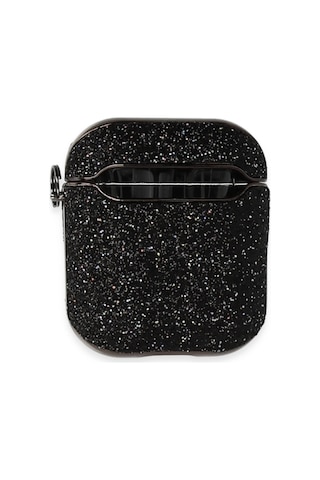 Apple, Uyumlu AirPods 2 2.nesil Spell Simli Kılıf - Siyah